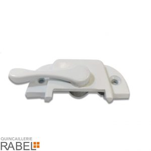 Serrure de volet trou de vis à 7/16″ avec pointe - Blanc-bleu